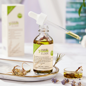 زيت علاج الشعر للنساء السود من أعشاب الأيورفيدا العضوية الطبيعية 100%