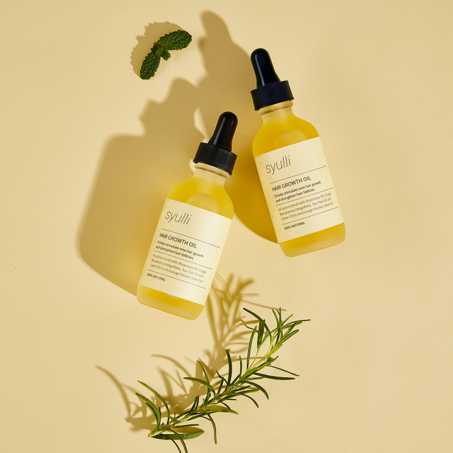 العلامة الخاصة 100% زيت الخروع الروزماري الطبيعي المغذي لفروة الرأس الإكسير العناية بالشعر علاج تساقط مصل نمو الشعر