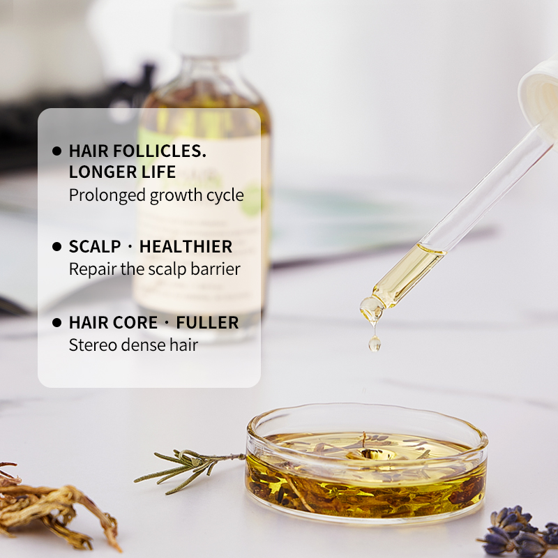 إكسير نمو الشعر العشبي من سيولي مع إكليل الجبل والنعناع | 8 مستخلصات نباتية | علاج فروة الرأس | الجملة وتصنيع المعدات الأصلية