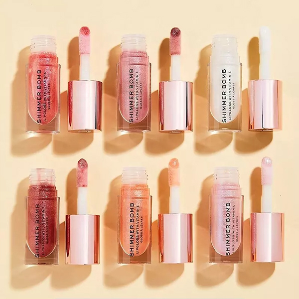 ملمع شفاه صغير عضوي لامع ذو 6 ألوان من OEM 6 ألوان