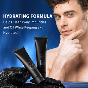 منظف ​​كريم يومي عضوي طبيعي ذو علامة خاصة، تنظيف عميق للتحكم في الزيوت، غسول وجه للرجال من الأحماض الأمينية اللطيفة